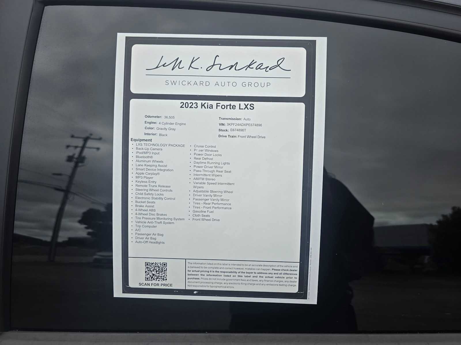 Used 2023 Kia Forte LXS w/ LXS Technology Package FWD image 14