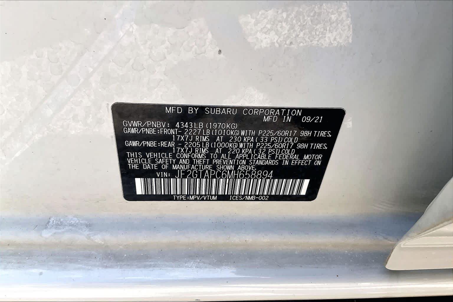 Used 2021 Subaru Crosstrek 2.0i Premium w/ Popular Package #4 AWD/4WD image 30