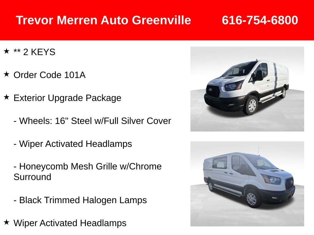 Used 2024 Ford Transit 250 Low Roof w/ Exterior Upgrade Package image 14