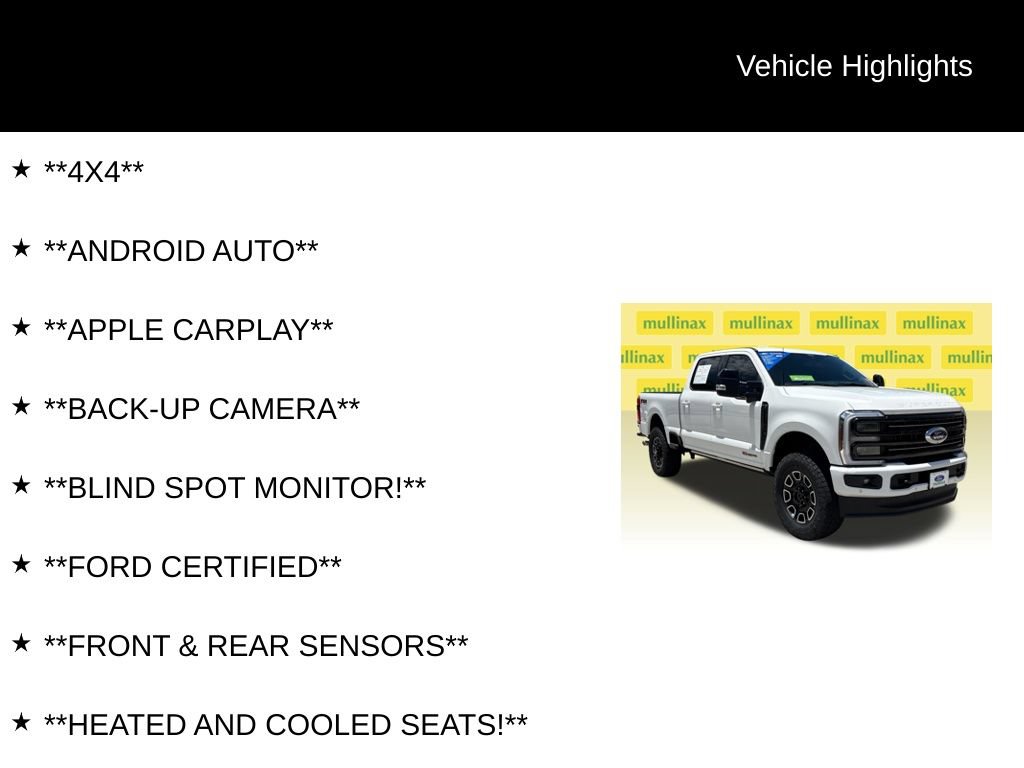 Certified 2025 Ford F250 Platinum AWD/4WD image 12