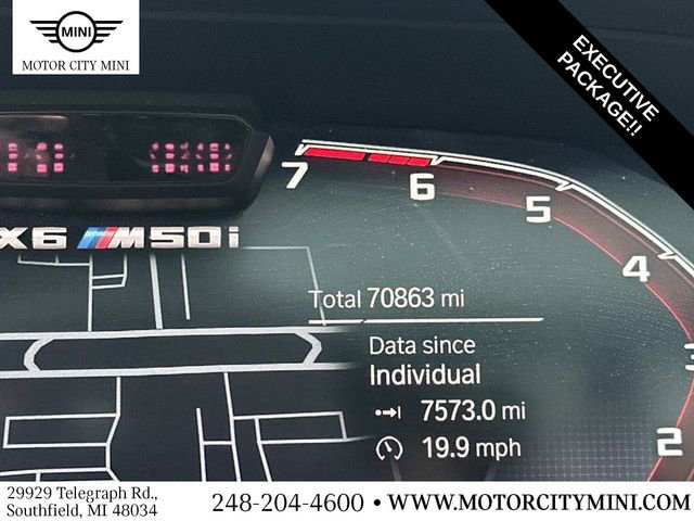 Used 2022 BMW X6 M50i w/ Executive Package image 25