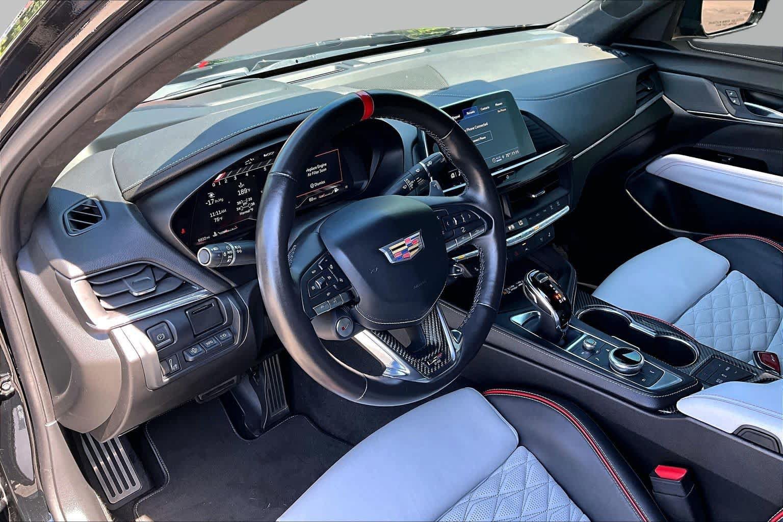 Used 2022 Cadillac CT4 V Blackwing w/ Carbon Fiber 1 Package RWD image 16