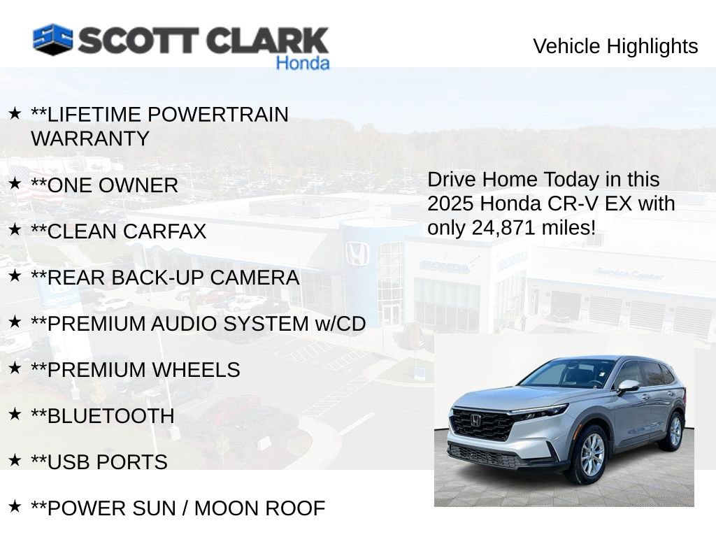 Used 2025 Honda CR-V EX image 11