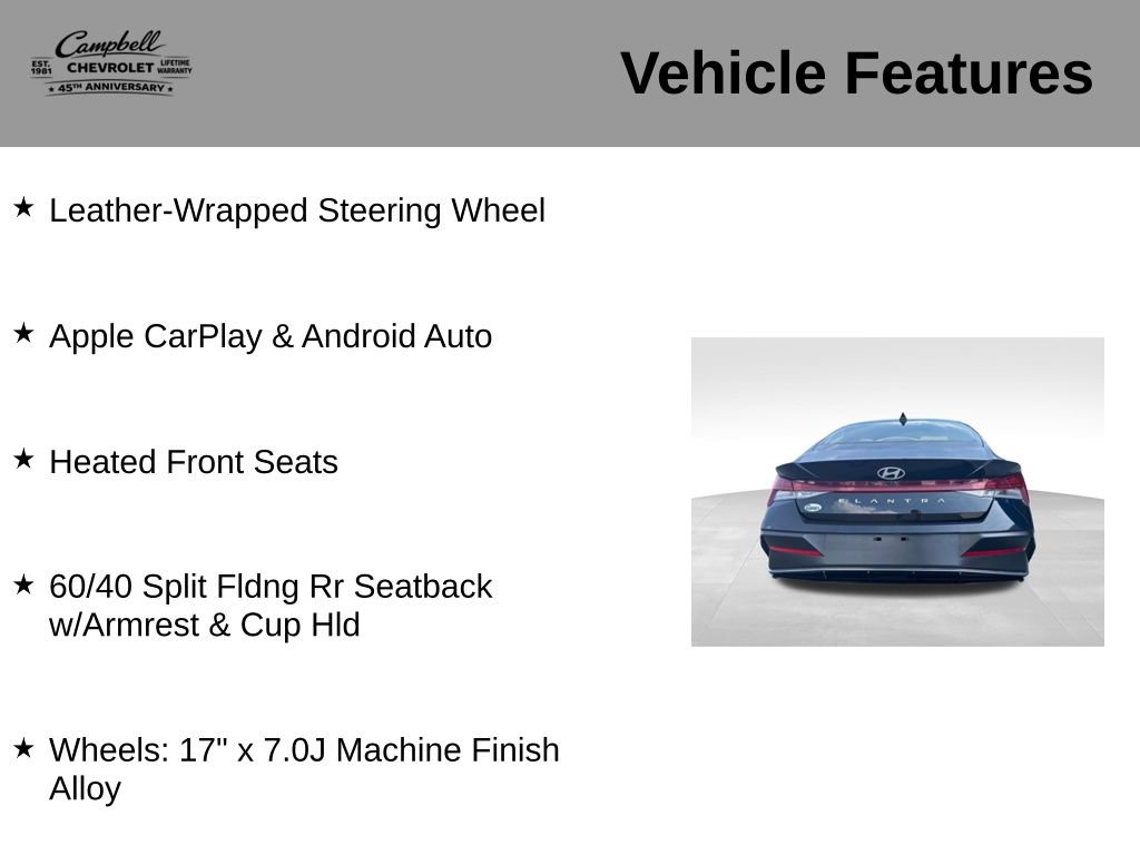 Used 2024 Hyundai Elantra SEL w/ Convenience Package FWD image 10
