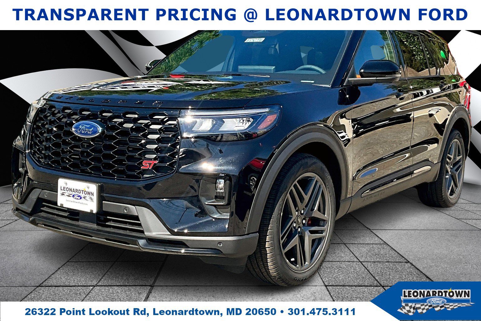 New 2025 Ford Explorer ST w/ Sun And Sound Package image 1
