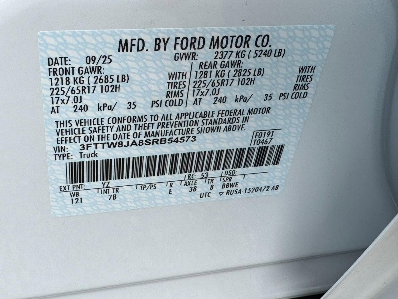 New 2025 Ford Maverick XLT w/ XLT Luxury Package image 17