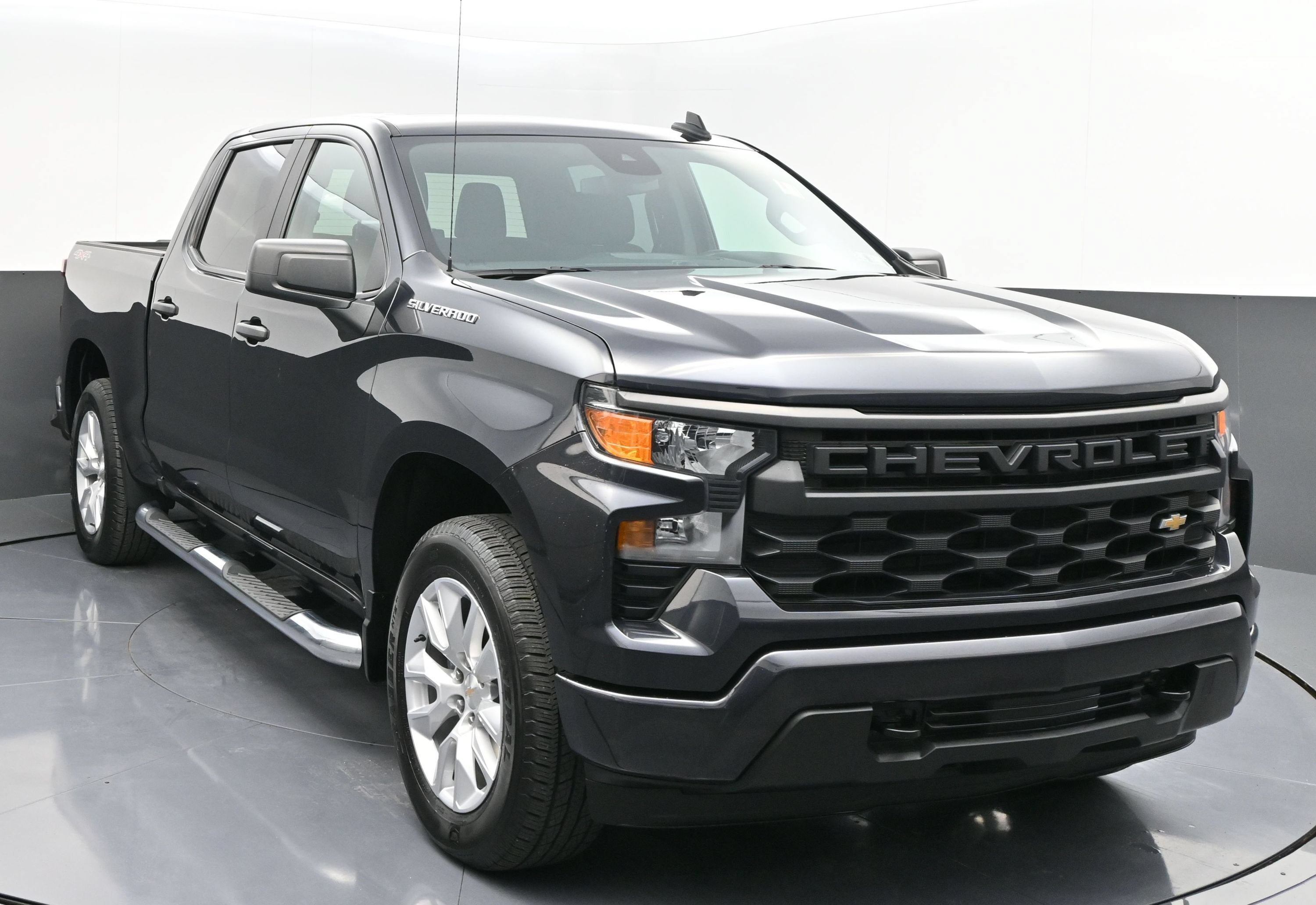 Certified 2023 Chevrolet Silverado 1500 Custom w/ LPO, Dark Essentials Package AWD/4WD image 3