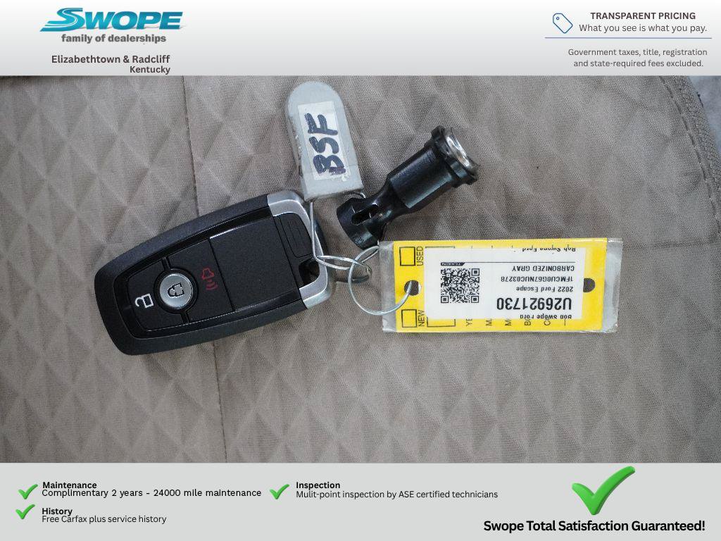 Certified 2022 Ford Escape SE FWD image 31