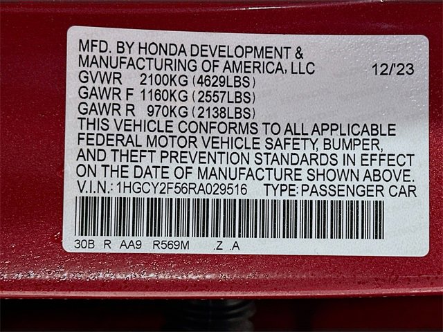 Certified 2024 Honda Accord Sport image 31