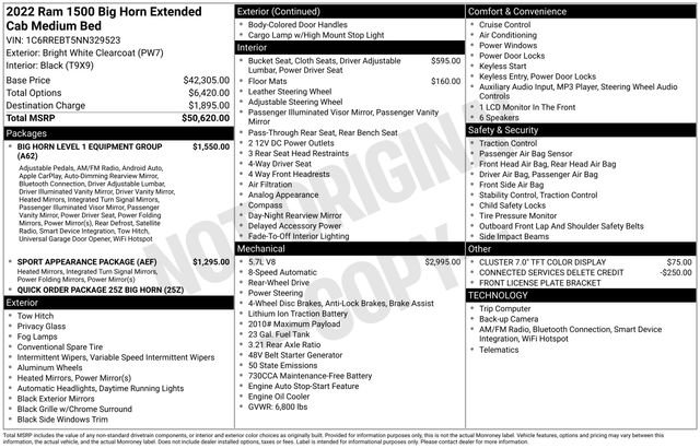Certified 2022 RAM 1500 Big Horn image 5