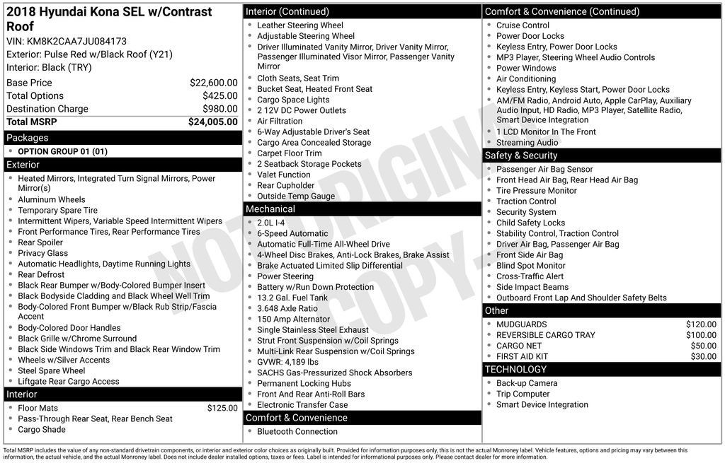 Used 2018 Hyundai Kona SEL image 4