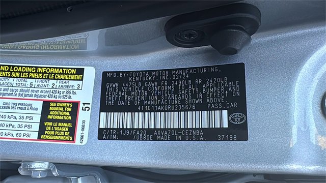 Used 2024 Toyota Camry LE image 37