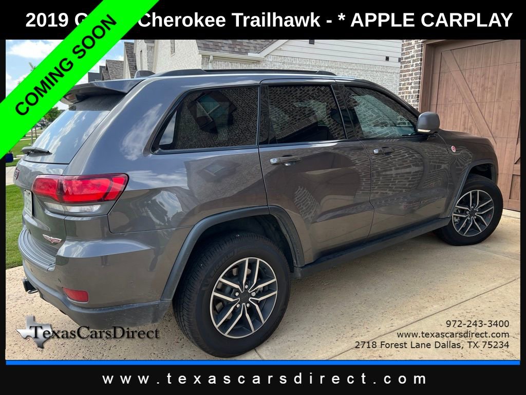Used 2019 Jeep Grand Cherokee Trailhawk w/ Trailhawk Luxury Group AWD/4WD image 2