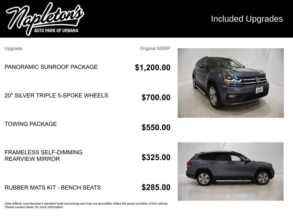 Used 2019 Volkswagen Atlas SE w/ Panoramic Sunroof Package image 27