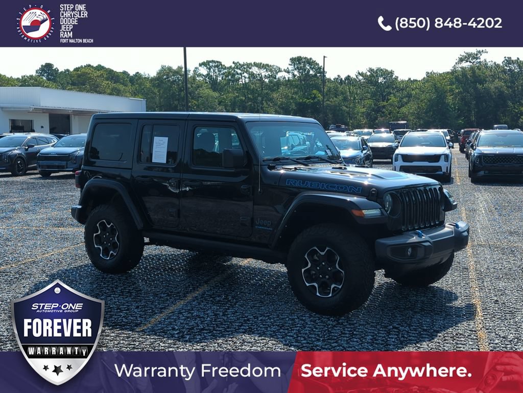 Used 2023 Jeep Wrangler Unlimited Rubicon 4xe w/ Safety Group AWD/4WD image 8