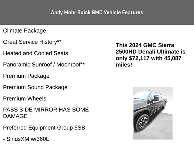 Used 2024 GMC Sierra 2500 Denali Ultimate AWD/4WD image 8