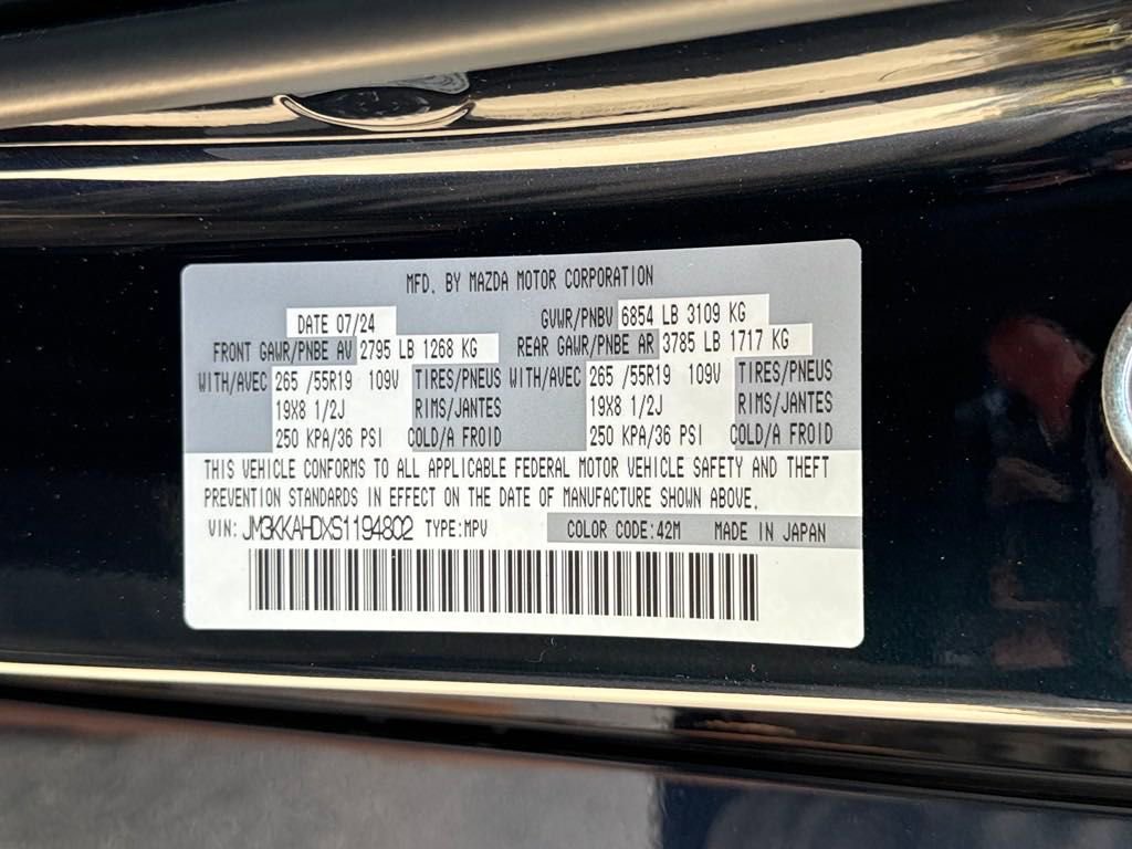 Certified 2025 MAZDA CX-90 3.3 Turbo w/ Select Package image 29