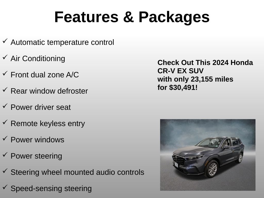 Certified 2024 Honda CR-V EX image 8