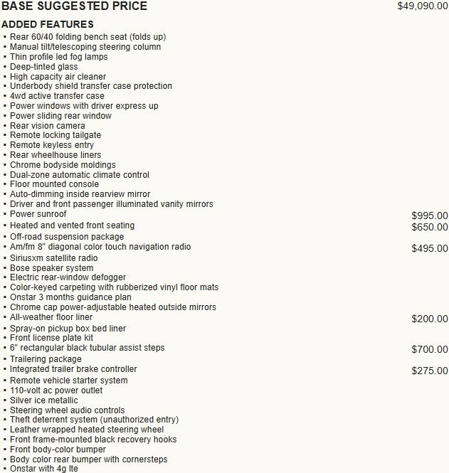 Used 2017 Chevrolet Silverado 1500 LTZ Z71 w/ LTZ Plus Package image 7