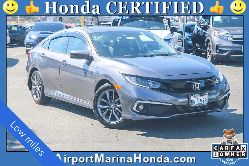 Certified 2021 Honda Civic EX-L