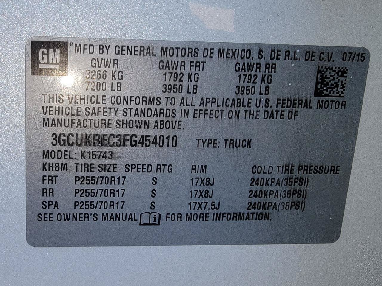 Used 2015 Chevrolet Silverado 1500 LT w/ All Star Edition AWD/4WD image 10