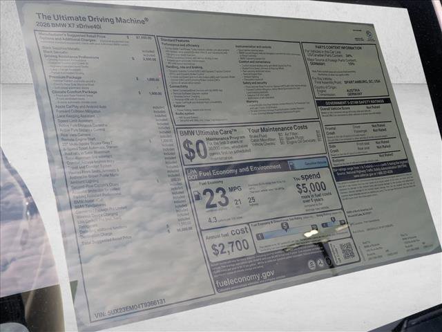 New 2026 BMW X7 xDrive40i image 19