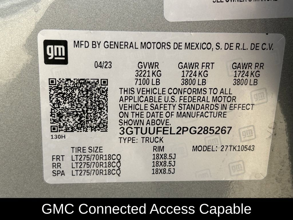 Used 2023 GMC Sierra 1500 AT4X image 38