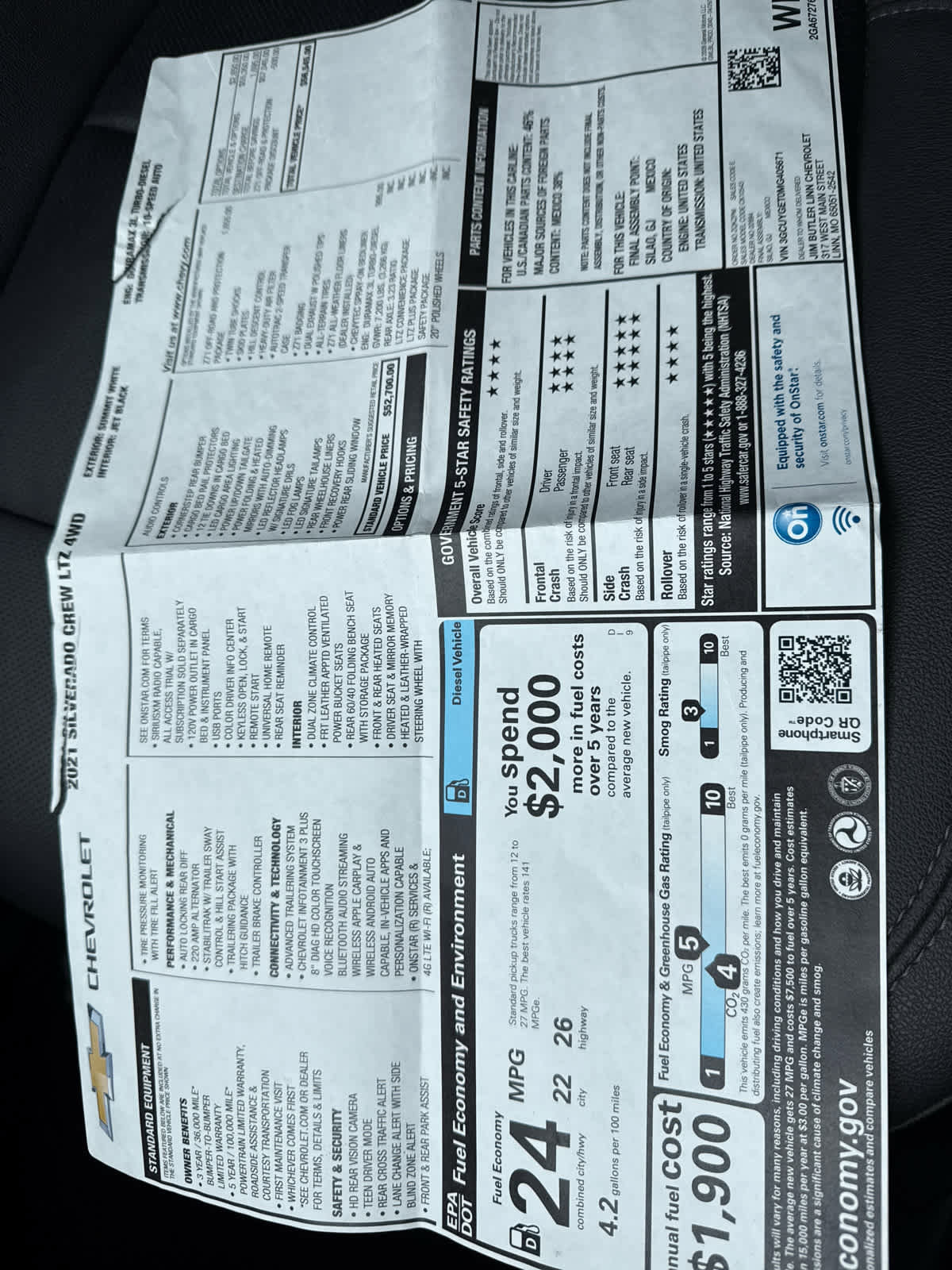 Used 2021 Chevrolet Silverado 1500 LTZ image 26