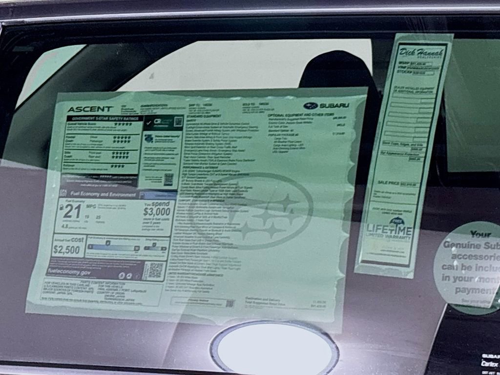 New 2025 Subaru Ascent Bronze Edition w/ Popular Package #2 image 26