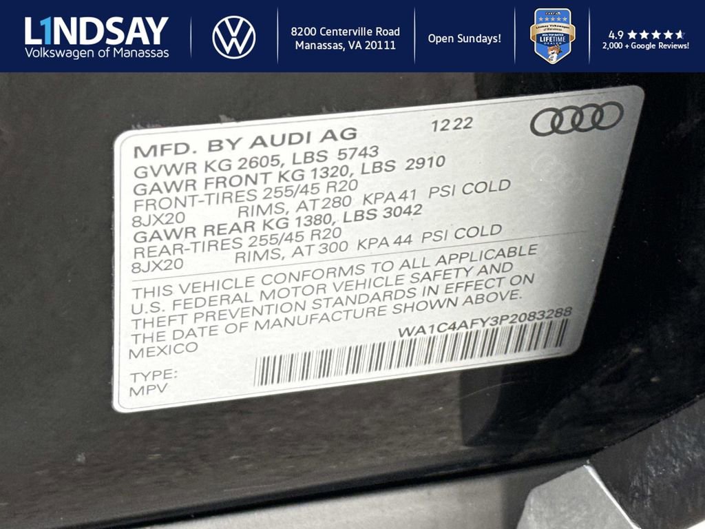 Used 2023 Audi SQ5 Prestige w/ Prestige Package image 25