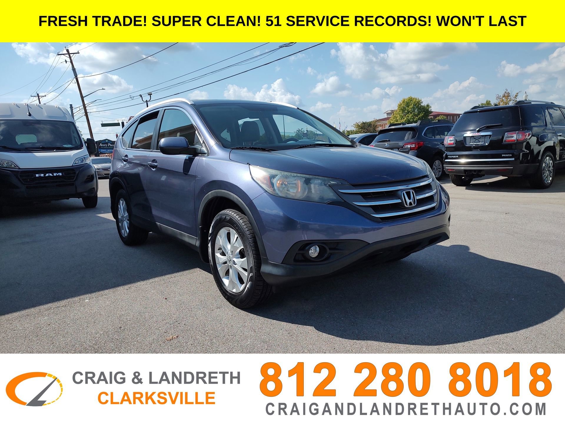 Used 2012 Honda CR-V EX-L