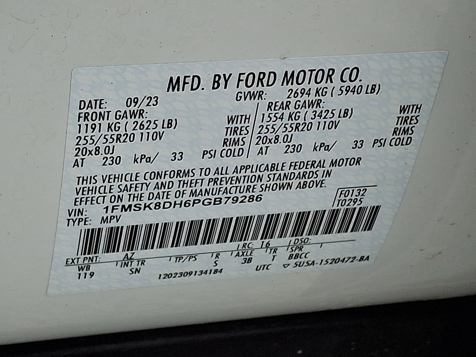 Certified 2023 Ford Explorer XLT w/ Equipment Group 202A image 30