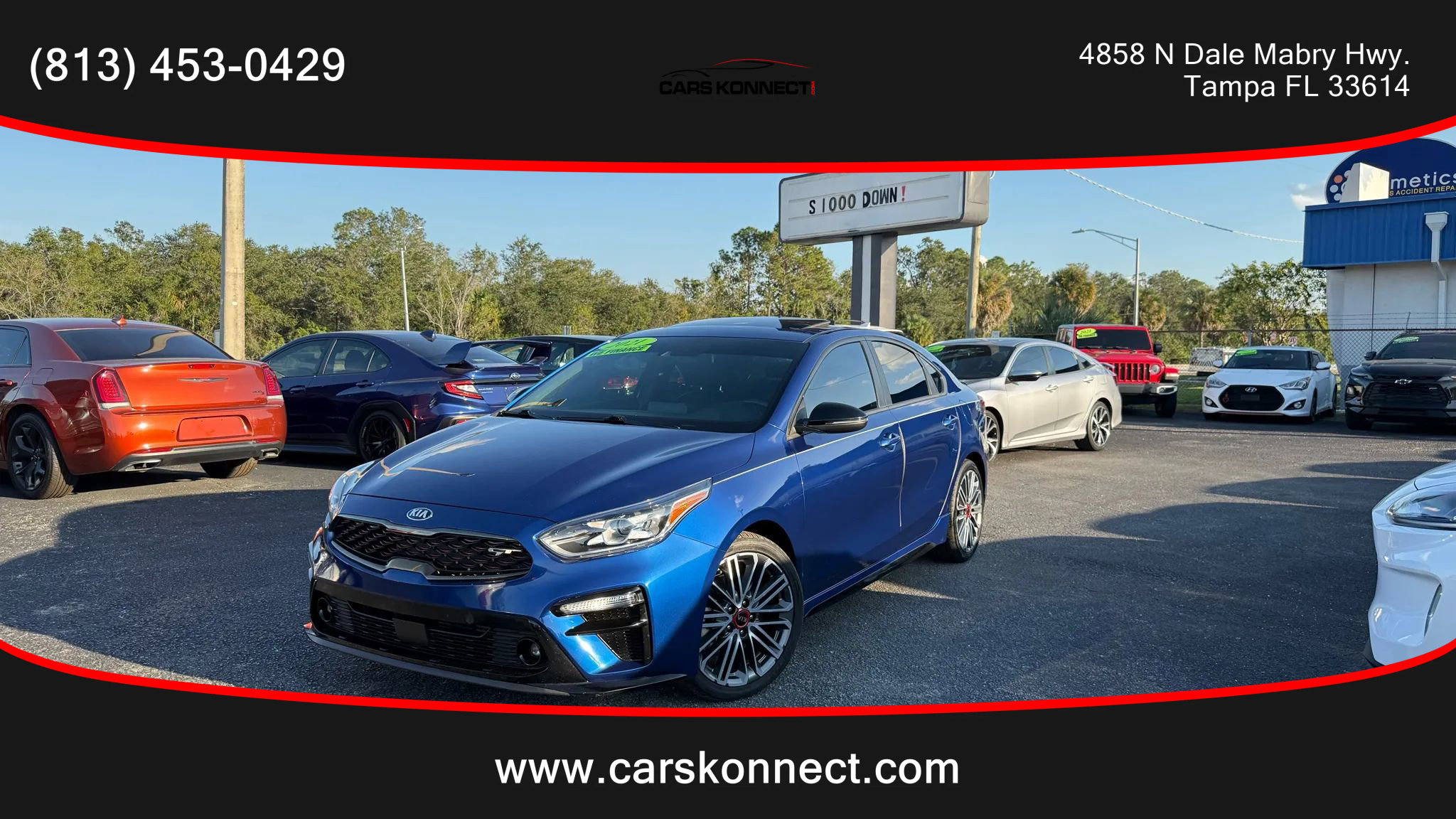 Used 2021 Kia Forte GT w/ GT2 Package image 1