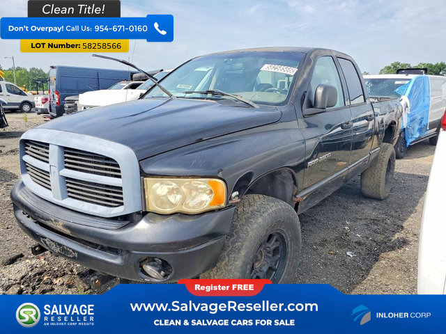Used 2003 Dodge Ram 2500 Truck 4x4 Quad Cab