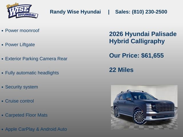 New 2026 Hyundai Palisade Calligraphy AWD/4WD image 15