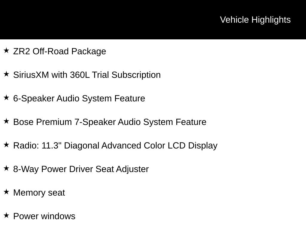 Used 2026 Chevrolet Colorado ZR2 w/ Technology Package AWD/4WD image 6