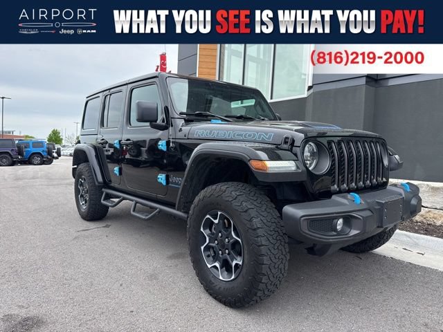 Used 2023 Jeep Wrangler Unlimited Rubicon 4xe w/ Cold Weather Group AWD/4WD image 1