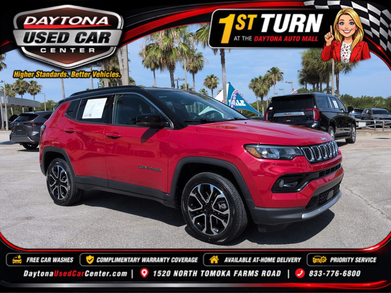Used 2023 Jeep Compass Limited AWD/4WD image 1