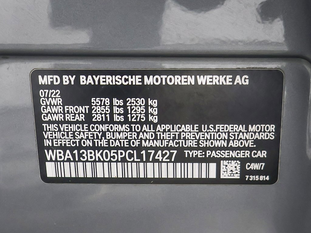 Used 2023 BMW M550i xDrive w/ Shadowloine Package image 52