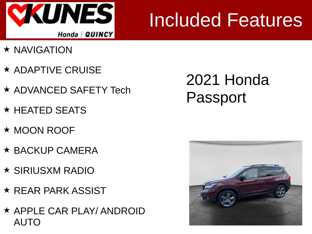 Used 2021 Honda Passport Touring image 2