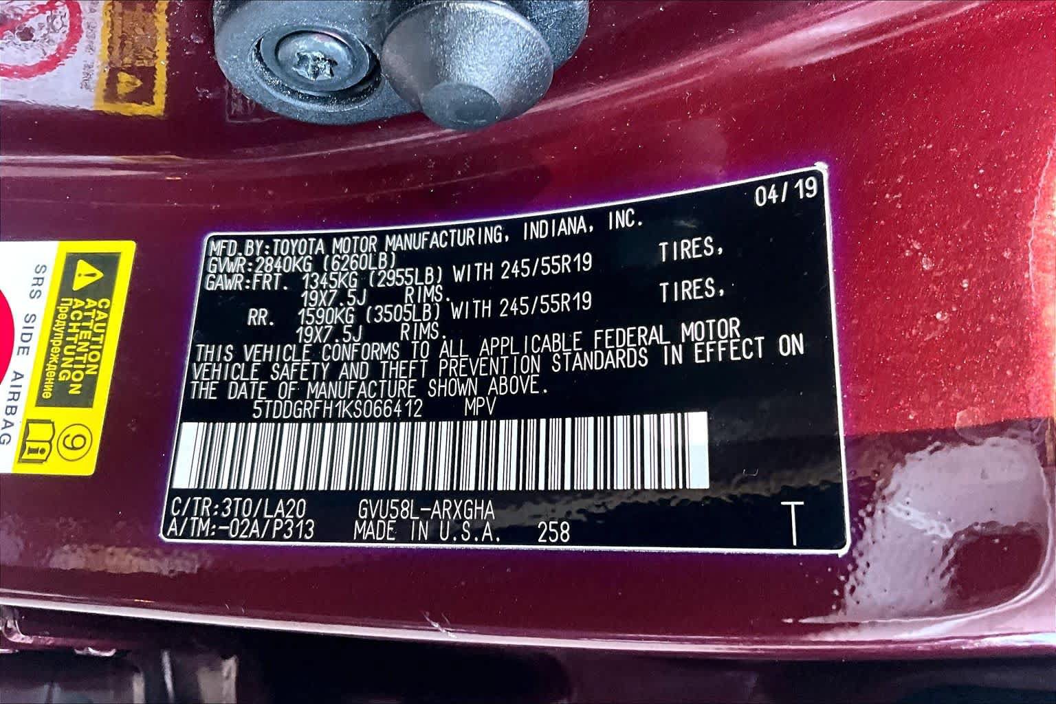 Used 2019 Toyota Highlander Limited Platinum AWD/4WD image 32