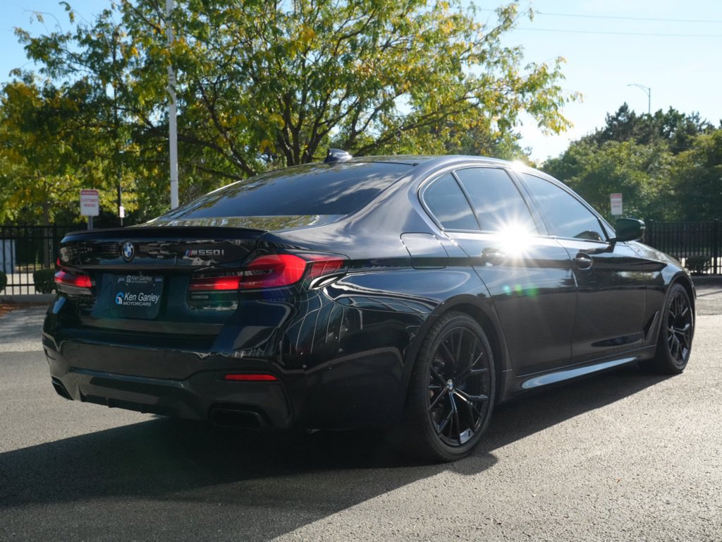 Used 2021 BMW M550i xDrive w/ Shadowloine Package AWD/4WD image 13