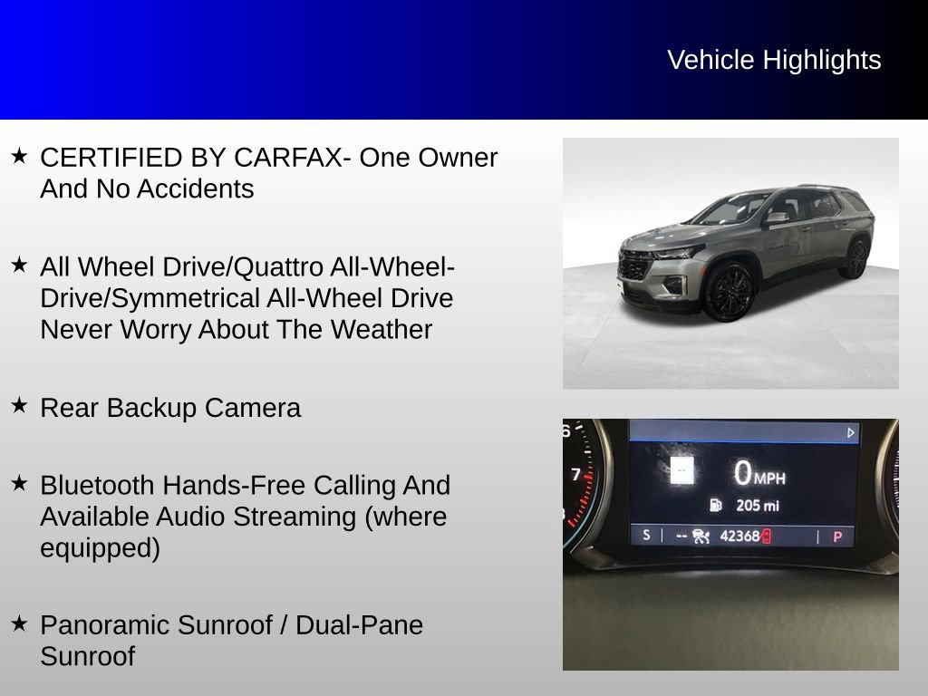 Used 2023 Chevrolet Traverse RS image 4