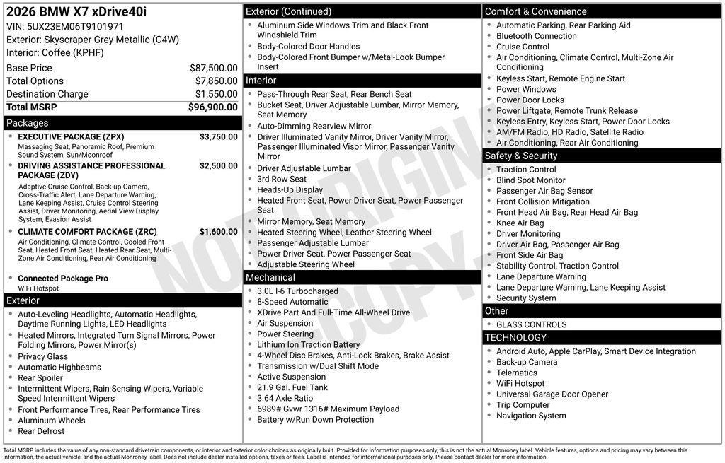 Certified 2026 BMW X7 xDrive40i image 5
