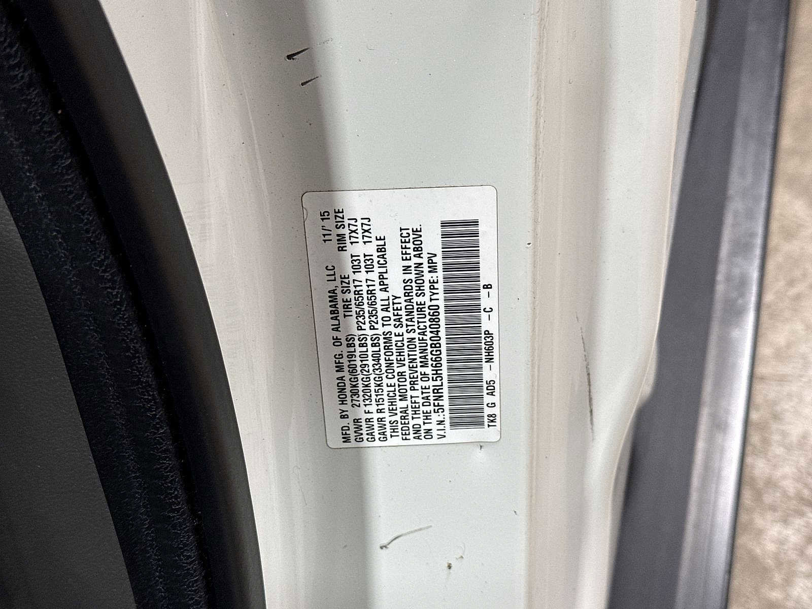 Used 2016 Honda Odyssey EX-L image 14