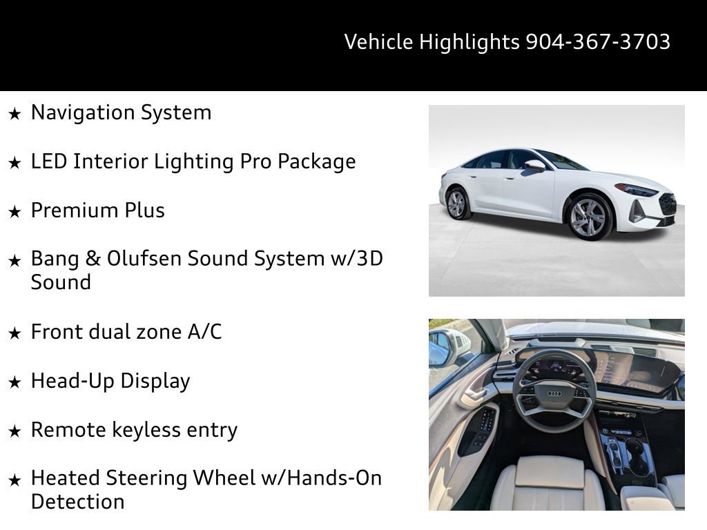 Certified 2025 Audi A5 2.0T Premium Plus w/ Premium Plus image 12