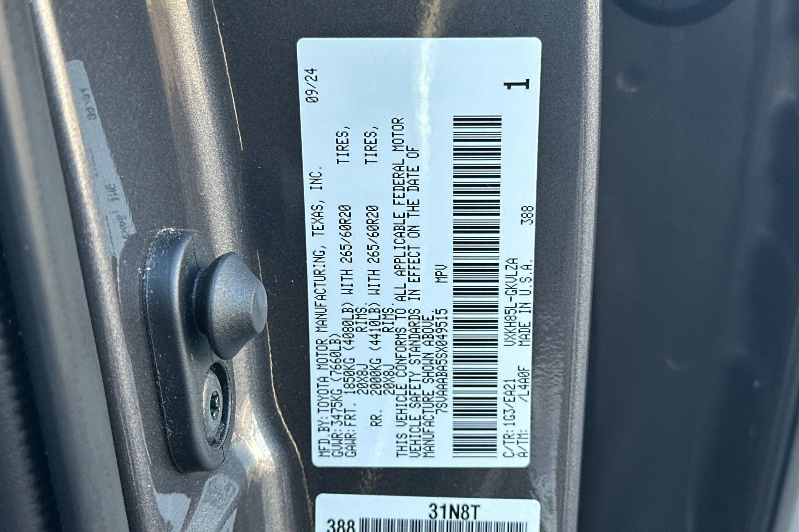 Certified 2025 Toyota Sequoia Limited image 30