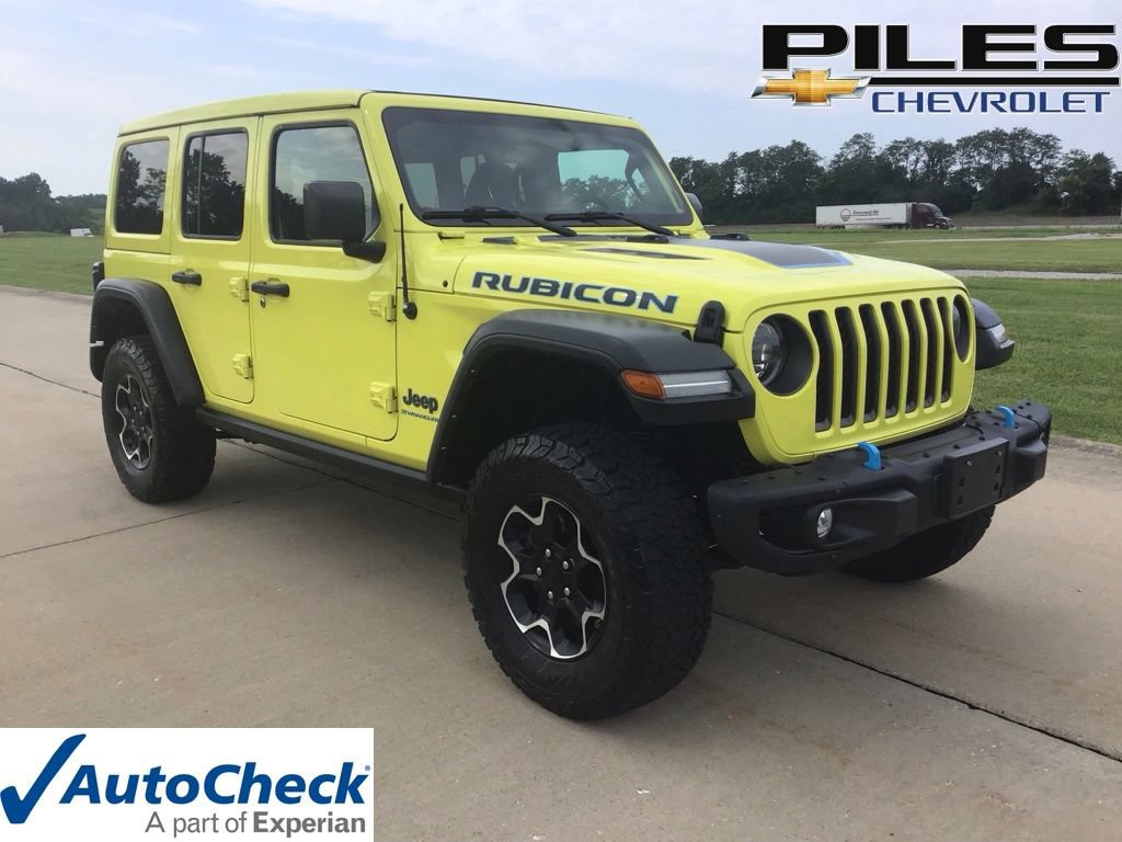 Used 2023 Jeep Wrangler Unlimited Rubicon 4xe w/ Steel Bumper Group