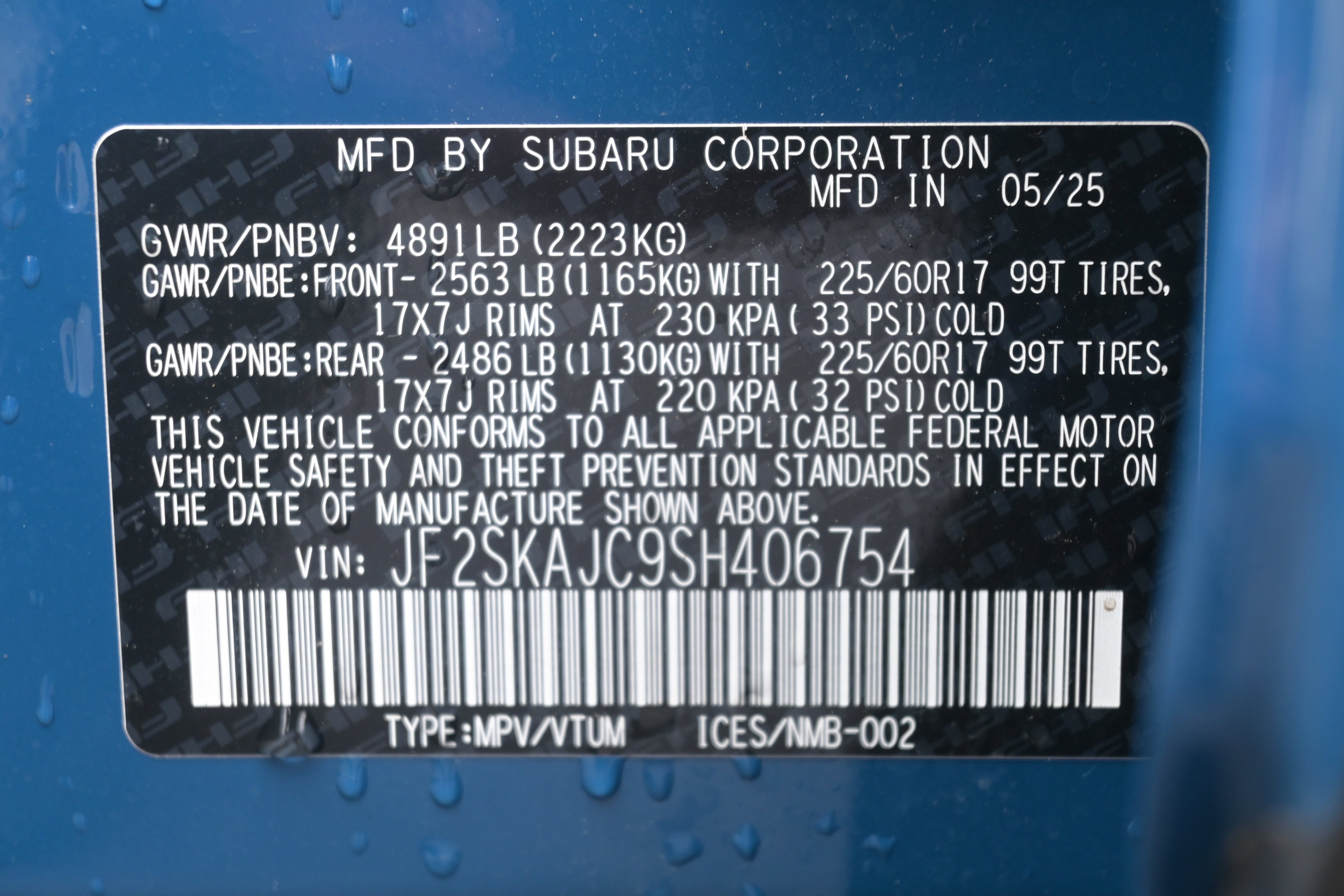 Certified 2025 Subaru Forester Wilderness w/ Convenience Package AWD/4WD image 37