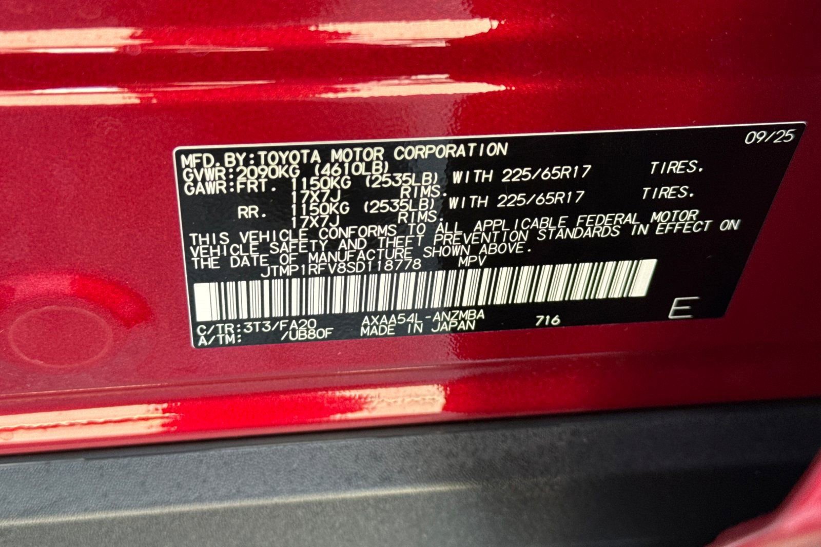 Used 2025 Toyota RAV4 XLE w/ Convenience Package AWD/4WD image 29
